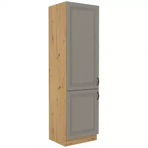 Konyhaszekrény Stilo claygrey/artisan 60lo/210 2f kép
