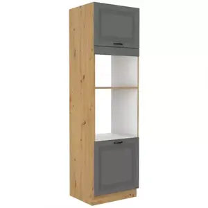 Konyhaszekrény Stilo dustgrey/artisan 60dmp/210 2f kép