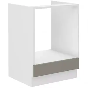 Konyhaszekrény Stilo claygrey/fehér 60dg bb kép