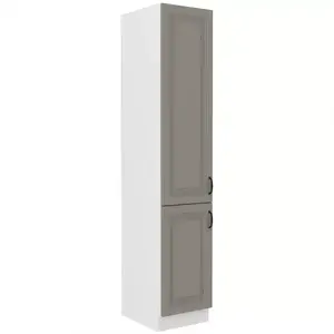 Konyhaszekrény Stilo claygrey/fehér 40dk/210 2f kép