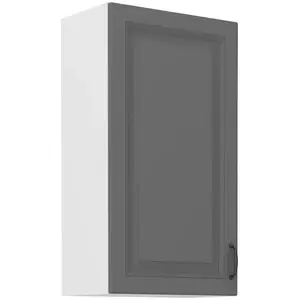 Konyhaszekrény Stilo dustgrey/fehér 50g/90 1f kép