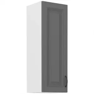 Konyhaszekrény Stilo dustgrey/fehér 30g/90 1f kép