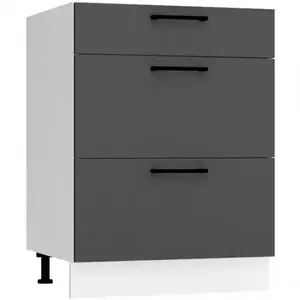 Konyhaszekrény Max D60s/3 szürke kép