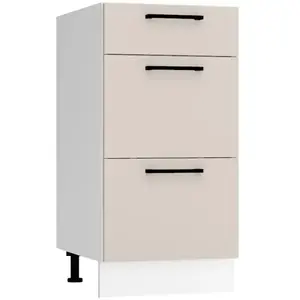 Konyhaszekrény Max D40s/3 világos bézs kép
