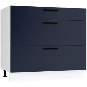 Konyhaszekrény Max D90pc S/3 sötétkék kép