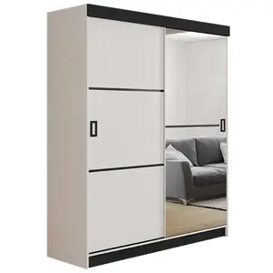 Szekrény Retro 138 2L fehér / fehér ajtók kép