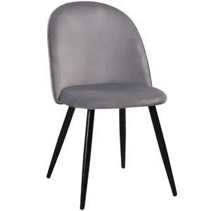 Szék Rill 80107b-v8 szürke/fekete kép