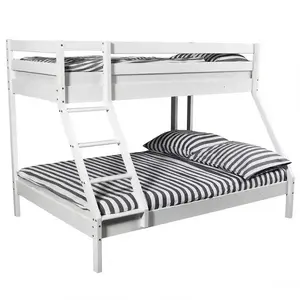 Ágy bükk Mike 200x90/140 white kép