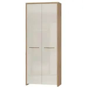 Szekrény 2d Gala V2 Pacific Walnut/Beige kép