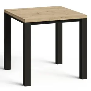 Asztal Oskar M80 artisan/fekete kép