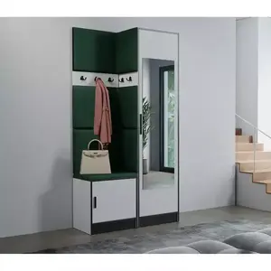 Előszobafal nábytok Roj 11 fehér + Kronos 19 zöld kép