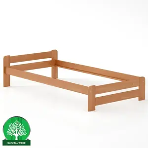 Ágy fenyő LK099–100x200 égerfa kép