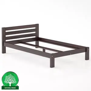 Ágy fenyő LK105–120x200 dió kép