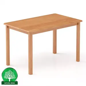 Asztal fenyő ST104-120x75x75 éger kép