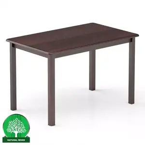 Asztal fenyő ST104-120x75x75 dió kép