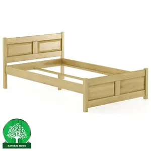 Ágy bükk LK109–140x200 rustikal kép