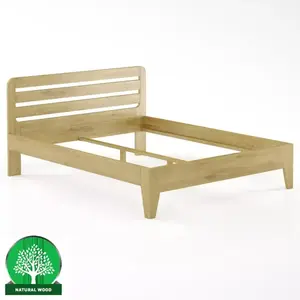 Ágy bükk LK189–160x200 rustikal kép