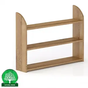 Falipolc fenyő PK112-90x68x19 tölgy kép