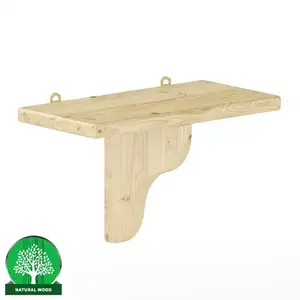 Falipolc fenyő PK123-40x25x20 nyers kép