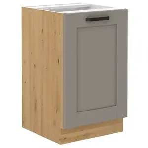 Konyhaszekrény Luna claygrey/artisan 50ZL 1F BB kép