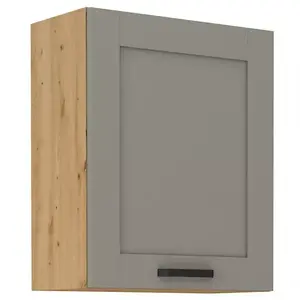 Konyhaszekrény Luna claygrey/artisan 60G-72 1F kép