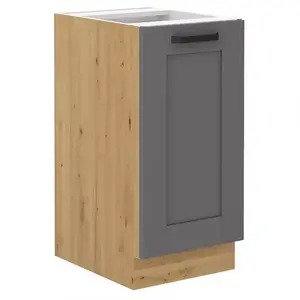 Konyhaszekrény Luna dustgrey/artisan 40D 1F BB kép