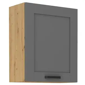Konyhaszekrény Luna dustgrey/artisan 60G-72 1F kép
