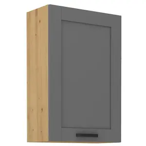 Konyhaszekrény Luna dustgrey/artisan 60G-90 1F kép