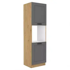 Konyhaszekrény Luna dustgrey/artisan 60DP-210 2F kép