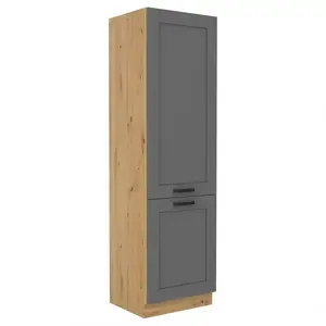 Konyhaszekrény Luna dustgrey/artisan 60LO-210 2F kép