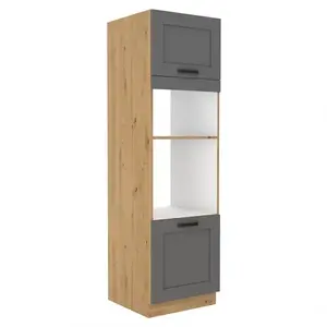 Konyhaszekrény Luna dustgrey/artisan 60DMP-210 2F kép