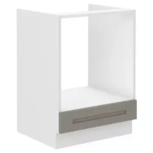 Konyhaszekrény Luna claygrey/fehér 60DG BB kép