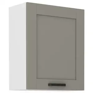 Konyhaszekrény Luna claygrey/fehér 60G-72 1F kép