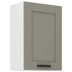 Konyhaszekrény Luna claygrey/fehér 50G-72 1F kép