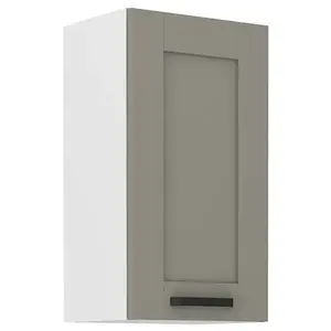Konyhaszekrény Luna claygrey/fehér 40G-72 1F kép