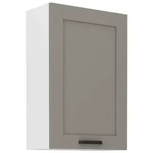 Konyhaszekrény Luna claygrey/fehér 60G-90 1F kép