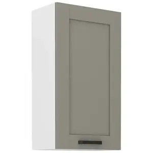 Konyhaszekrény Luna claygrey/fehér 50G-90 1F kép