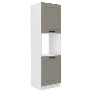 Konyhaszekrény Luna claygrey/fehér 60DP-210 2F kép