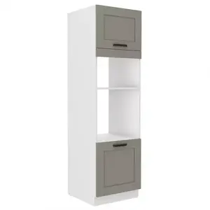 Konyhaszekrény Luna claygrey/fehér 60DMP-210 2F kép