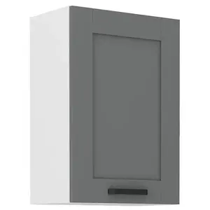 Konyhaszekrény Luna dustgrey/fehér 50G-72 1F kép