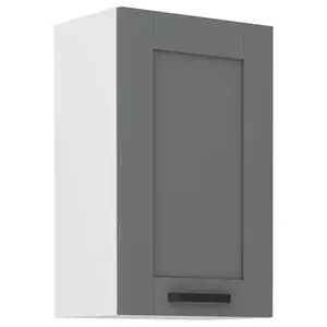 Konyhaszekrény Luna dustgrey/fehér 45G-72 1F kép