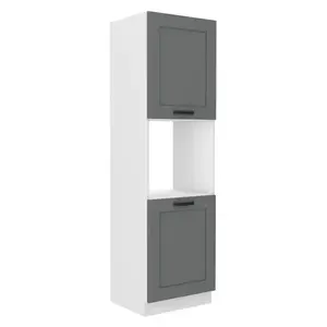 Konyhaszekrény Luna dustgrey/fehér 60DP-210 2F kép