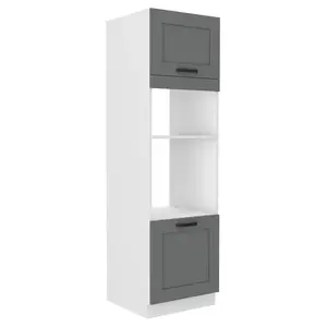 Konyhaszekrény Luna dustgrey/fehér 60DMP-210 2F kép
