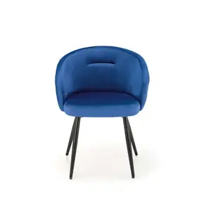Szék K430 Velvet/Fém Gránát kép