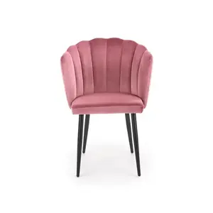 Szék K386 Velvet/Fém Rózsaszín kép
