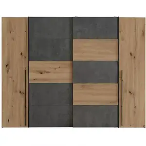 Szekrény Narago 2 270 NRGS82511-C752 tölgy Artisan/Beton kép