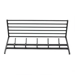 Fogas fém polccal Loft 35x75x25, 5 cm fekete kép