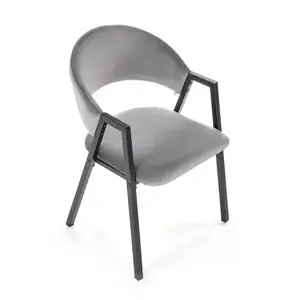 Szék K473 Velvet/Fém szürke kép