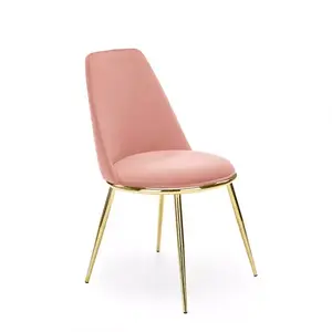Szék K460 Velvet/Króm Rózsaszín kép