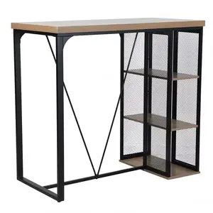 Bár asztal Artemis B10033 tölgy/fekete kép